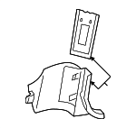 T00168380A02 - : 1995-2000 Mazda Millenia - Fuse Box Cover for Mazda: Millenia Image