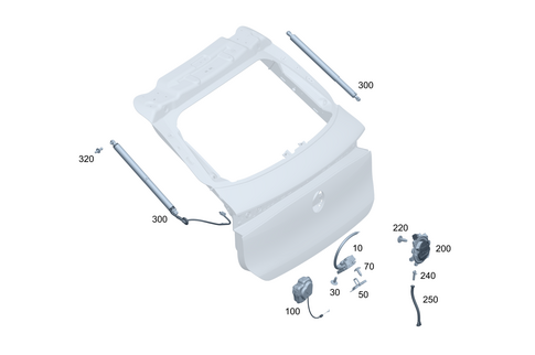 Locking System for 2024 Mercedes-Benz Maybach EQS 680 SUV #0