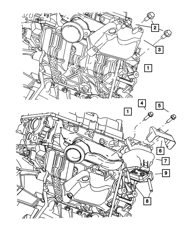 4578331AA - Engine Mounting: Heat Shield for Mopar Image