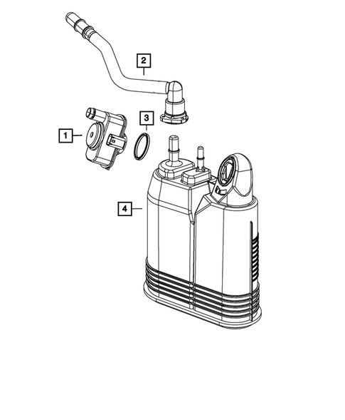 Vacuum Canister/Leak Detection Pump for 2011 Jeep Grand Cherokee #0