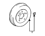 4243128100 - Brakes: Drum for Toyota Image