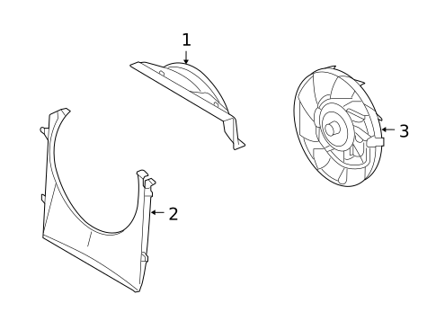 Cooling Fan for 2007 Land Rover Range Rover Sport #0