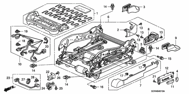 Front Seat Components (Driver Side) for 2006 Honda Accord #0