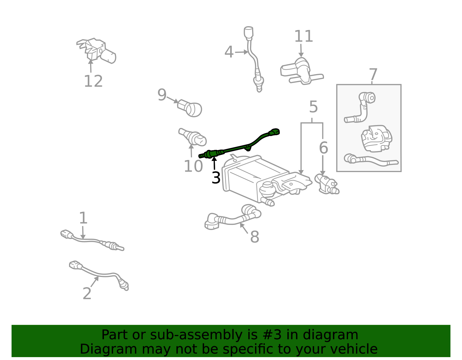 カレンページ Toyota RAV4 2006-2012 ACA3 GSA33 OEM Genuine Air Fuel Ratio Sensor