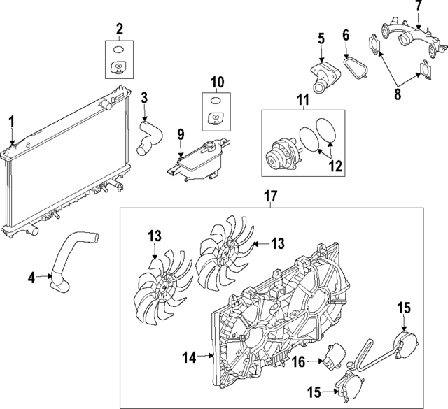 1305031U03 - : Thermostat Gasket for Infiniti Image