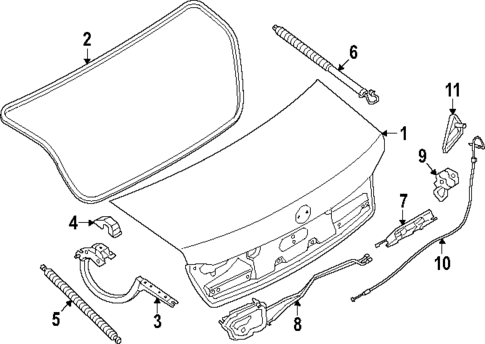 Trunk for 2024 BMW i7 #2
