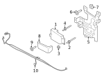 W717468S439 - Body: Cruise Control Distance Sensor Bolt for Ford Image