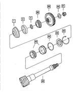 4504042 - Automatic Transaxle 4 Speed: Transfer Shaft Bearing Package for Mopar Image