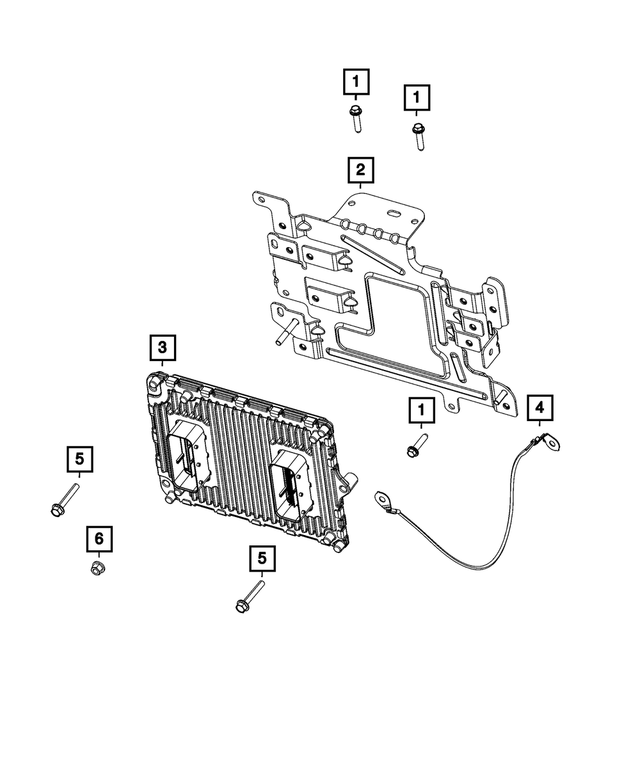 68434926AC - Electrical: Engine Controller Module for Mopar Image