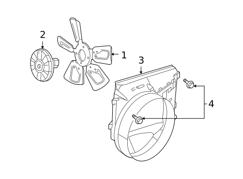 Cooling Fan for 2007 Dodge Ram 1500 #1
