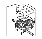 89100A9080DLF - Body: Seat Cushion for Kia: Sedona Image