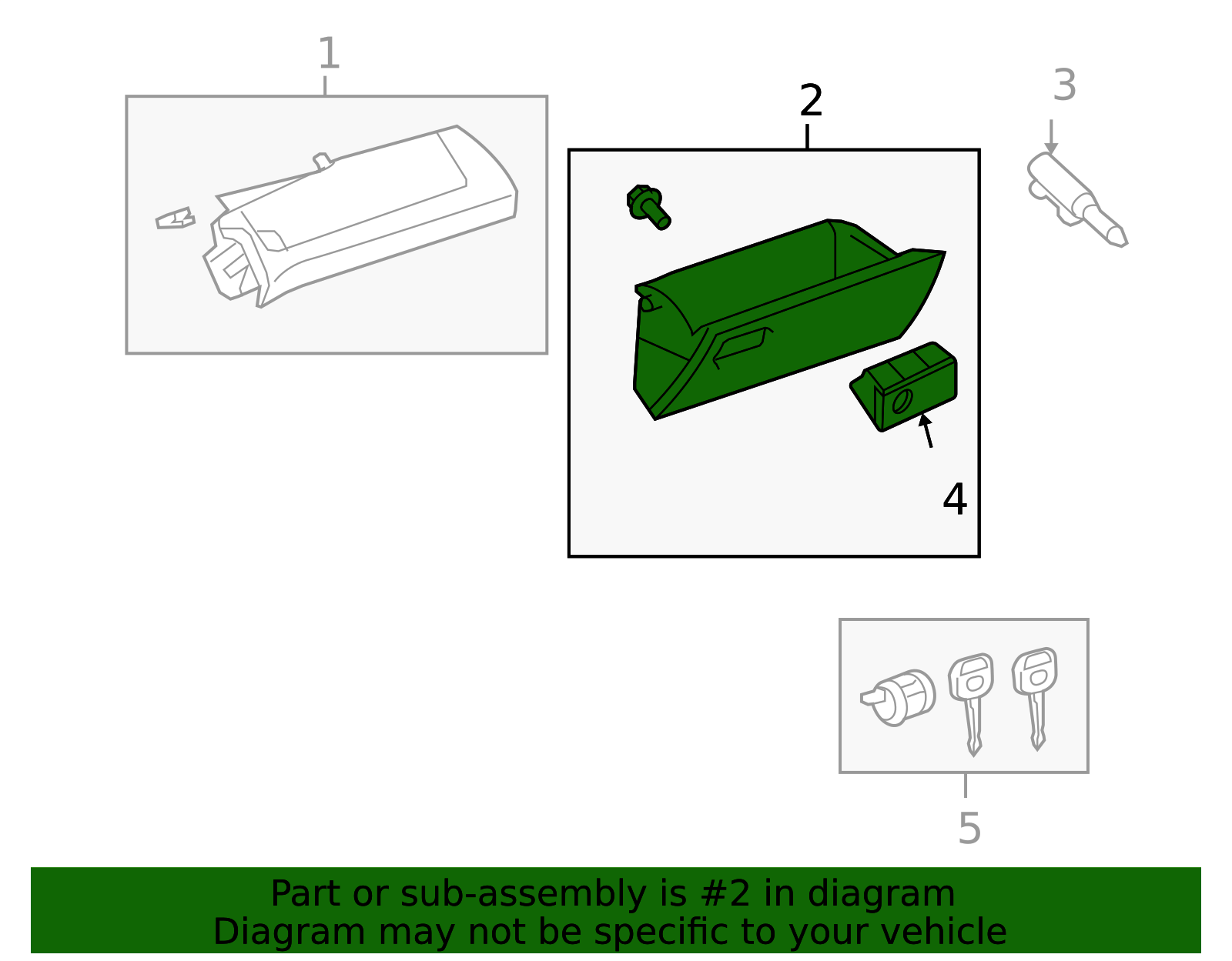 2006-2011 Toyota RAV4 Glove Box 55550-42041-B0 | Toyota Parts Express