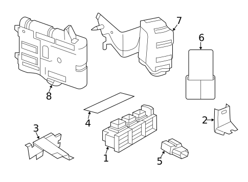 Fuse & Relay for 2023 Nissan Altima #1