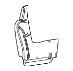 8191503530 - Body: Seat Back Pad for Isuzu Image