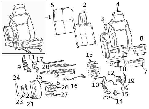 Front Seat Components for 2006 Isuzu i-350 #0