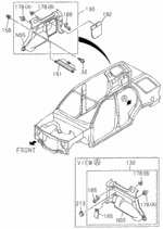8971958282 - Interior/Bumper: LID, SIDE *180* (GRAY) for Honda Image
