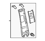 6241208070E1 - Body: Upper Center Pillar Trim for Toyota: Sienna Image