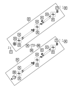 5146506AD - Rear Axle; American Axle 292 MM Dual Rear Wheels; Differential and Drive Line: Drive Shaft for Mopar Image