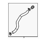 25414D9100 - Belts &amp; Cooling: Radiator Coolant Hose for Kia Image