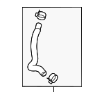 25450D9000 - Cooling System: Connector Hose for Kia: Sportage Image