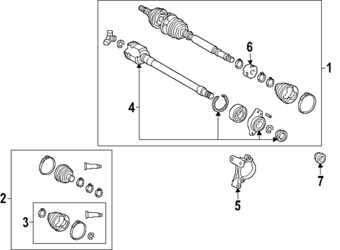 Drive Axles for 2025 Toyota Camry #0