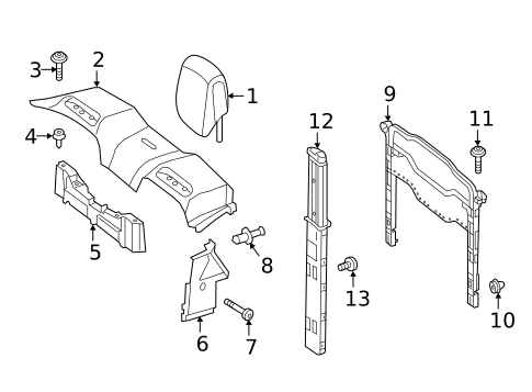 Roll Bar & Headrest Assembly for 2022 Mercedes-Benz C43 AMG #0