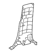 6241460130C0 - Body: Lower Center Pillar Trim for Lexus: GX550 Image