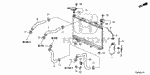 195185G0A00 - Electrical/Exhaust/Heater/Fuel: BRACKET, WATER HOSE for Honda Image