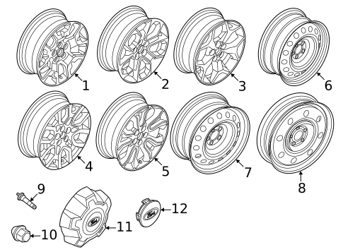 Wheel for 2024 Ford Maverick #0