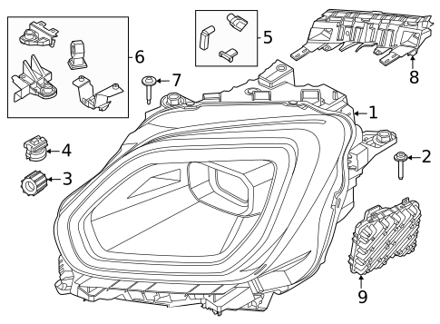 Headlamp Components for 2026 Mini Countryman #0