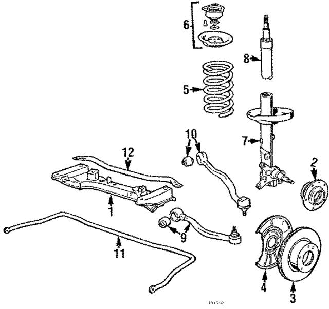 31211131298 - : Wheel Bearing And Hub Assembly for BMW: 524td, 528e, 533i, 535i, 535is, 633CSi, 635CSi, L6, M5, M6 Image