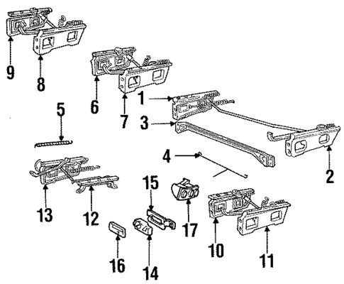 Tracks & Components for 1991 Chevrolet K2500 Pickup #0