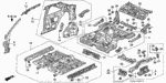 4650SV4300ZZ - Body/Air Conditioning: FRAME SET, R. RR. EXTENSION for Honda Image