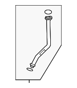 LR159867 - Engine: Oil Return Tube for Land Rover: Discovery Sport, Range Rover Evoque Image