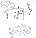 613950W010 - Body: Dust Cover for Toyota Image