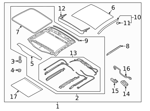 Sunroof for 2020 Kia Stinger #0