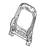 LR140454 - Body: Seat Back Frame for Land-Rover Image