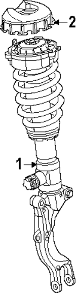 8W0412021AL - : Strut for Audi: RS5, RS5 Sportback Image