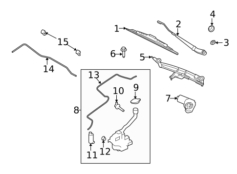 Wipers for 2012 Ford Flex #0
