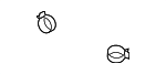 992831100 - Fuel System: Tube Clamp for Mazda Image