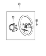 1UG22JXWAA - : Steering Wheel for Mopar Image