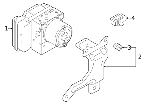 ABS Components for 2015 Kia Rio #0