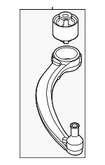 54506CU000 - : 2023-2024 Genesis GV60 - Lower Control Arm for Genesis: GV60 Image