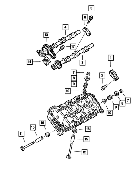 Camshafts & Valves for 2002 Dodge Stratus #0