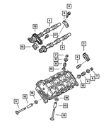 4792062AB - Engine 2.7L Six Cylinder: Exhaust Camshaft, Right for Mopar Image