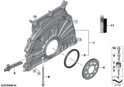 Engine Housing for 2019 BMW 530eX #5