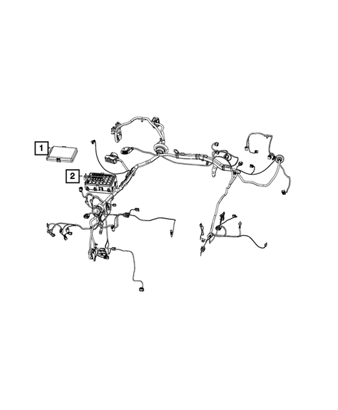 Power Distribution Center, Fuse Block, Junction Block, Relays and Fuses for 2017 Chrysler 300 #1