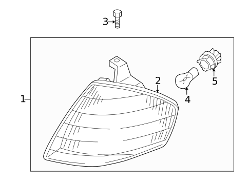 Park & Signal Lamps for 1999 Mazda Protege #0
