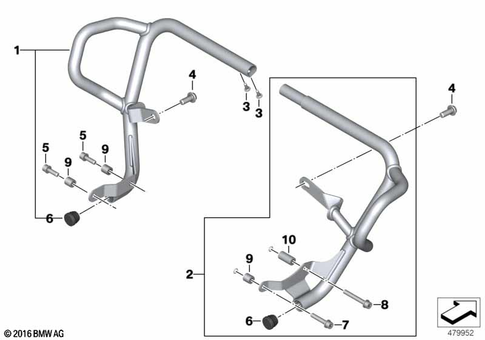 Safety Bar for 2017 BMW-Motorrad F 800 GS Adventure #0