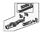 6561031M305ZZ - Body: Rail Assembly for Acura Image